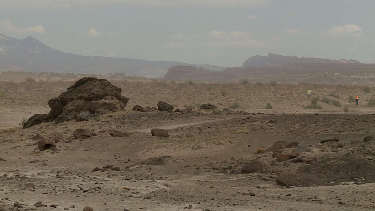 An undated photo of Utahraptor State Park north of Moab. The park will have its official grand opening later this year.