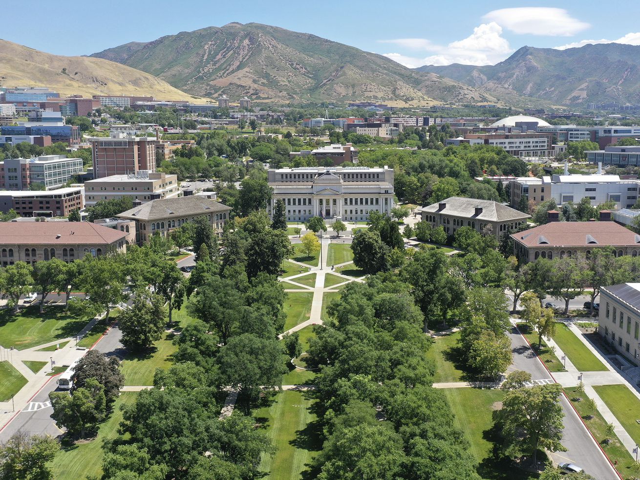The University of Utah in Salt Lake City is pictured on
Tuesday, July 28, 2020.