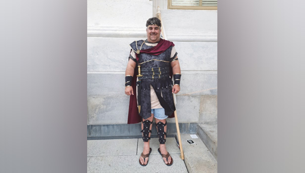 Nathan Wayne Entrekin was arrested July 15, 2021, after he stormed the U.S. Capitol on Jan. 6 while wearing a Captain Moroni costume.