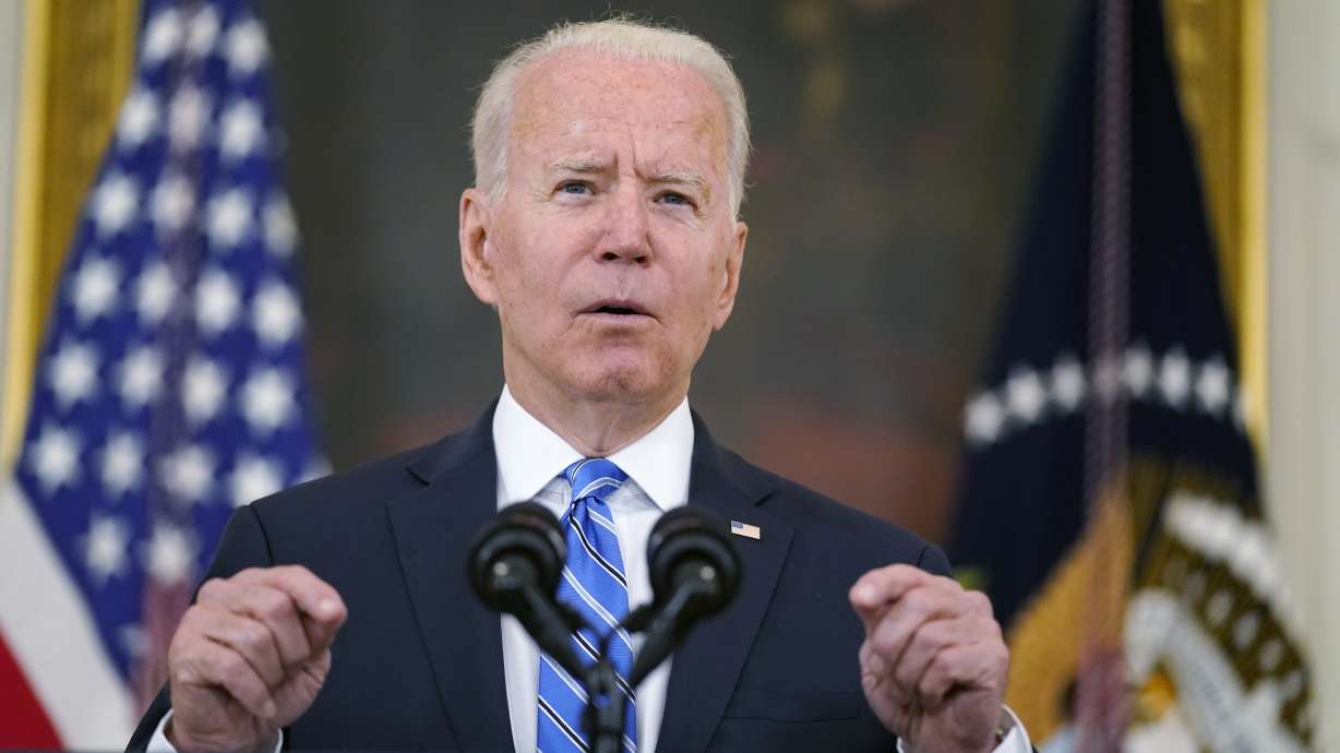 President Joe Biden speaks about the economy and his infrastructure agenda at the White House, in Washington, D.C., on Monday, July 19, 2021. The president is aiming to set the tone for a crucial week of congressional negotiations on his infrastructure and families bills.