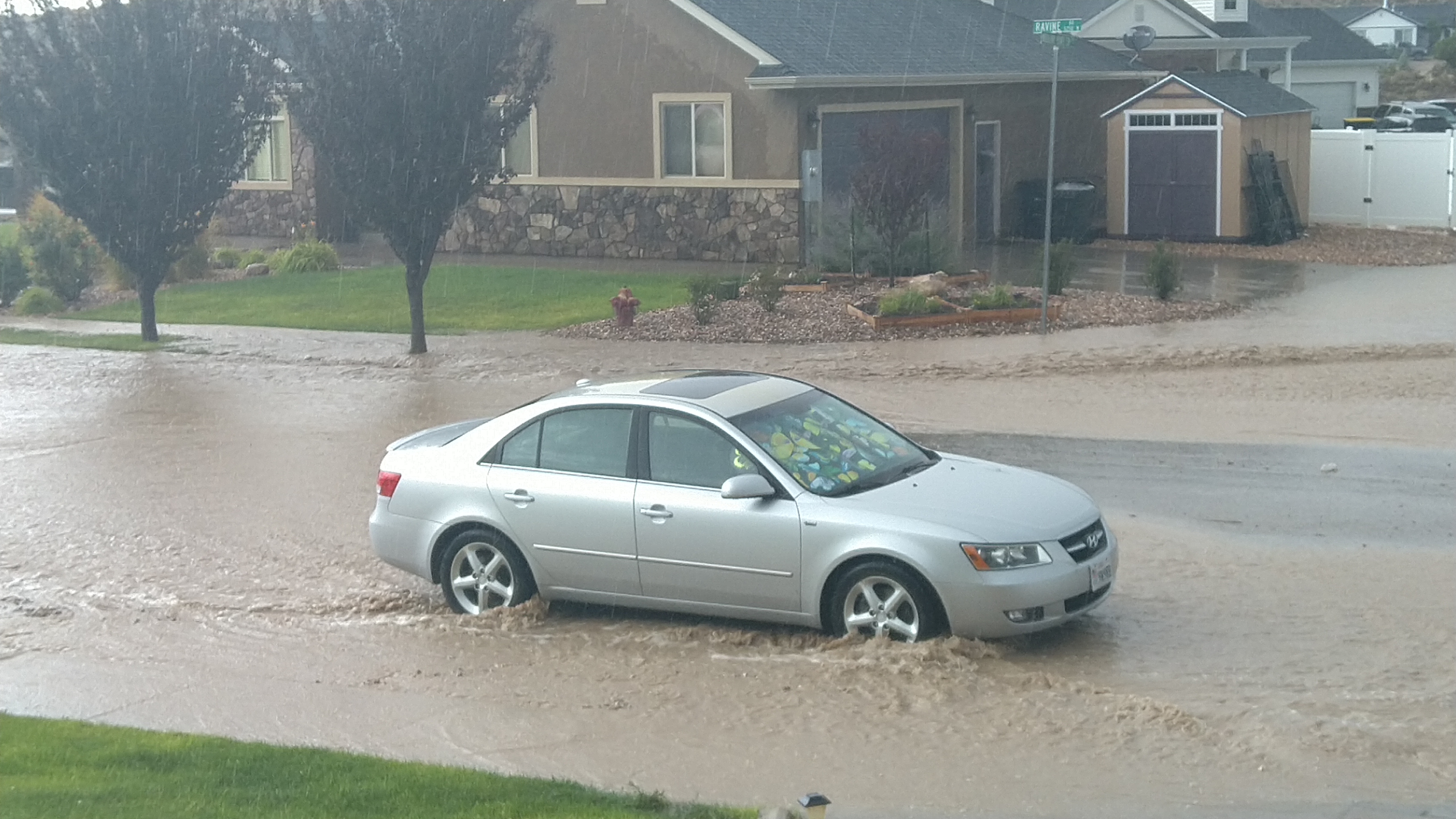 A powerful storm leaves behind flooding in several areas of southern Utah on July 19. Last month was the 12th-wettest July for Utah among the past 127 years, according to newly released climate data.