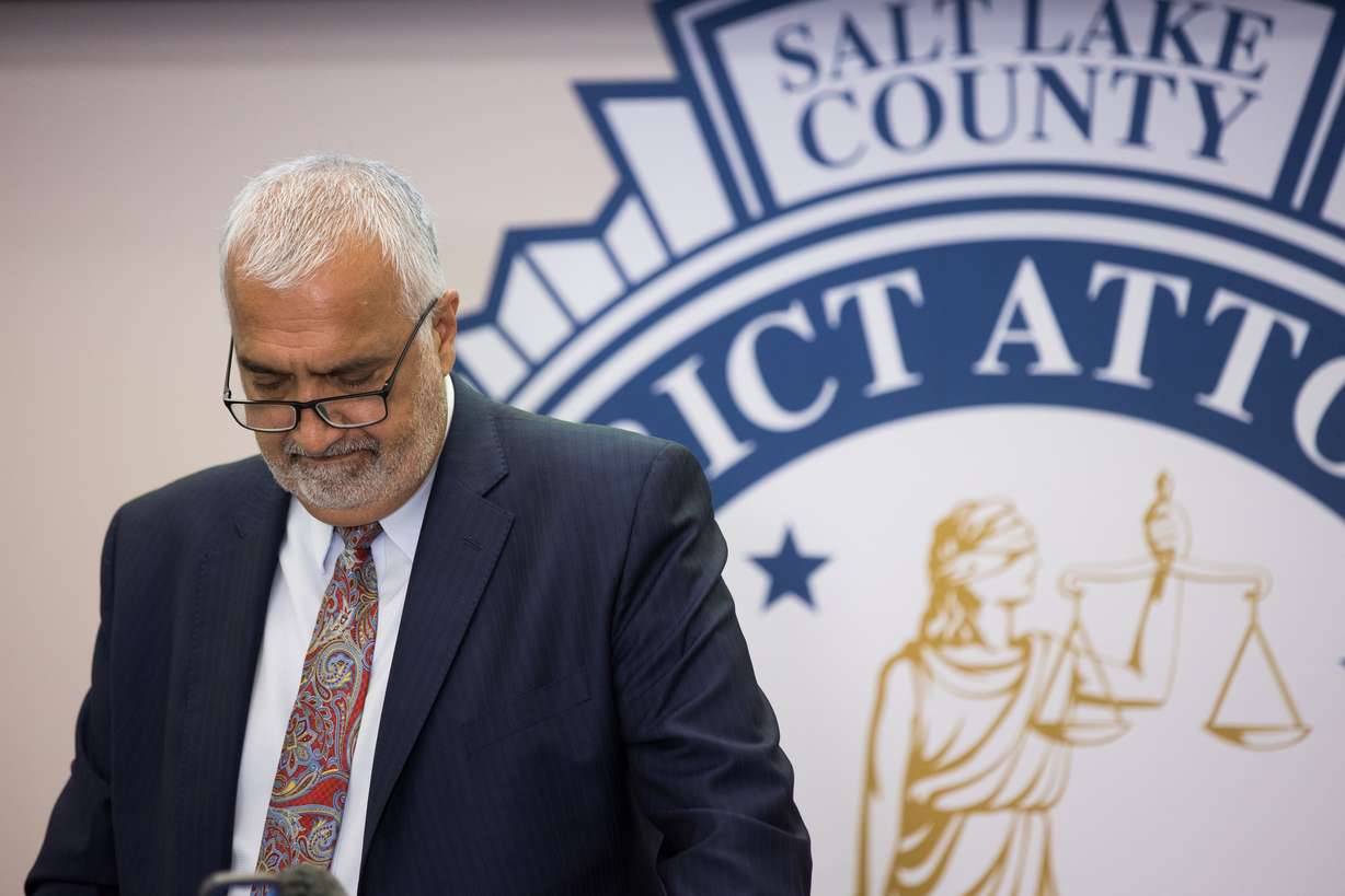 Sim Gill speaks emotionally about the shooting of Michael Chad Breinholt by West Valley City Police Sgt. Tyler Longman.