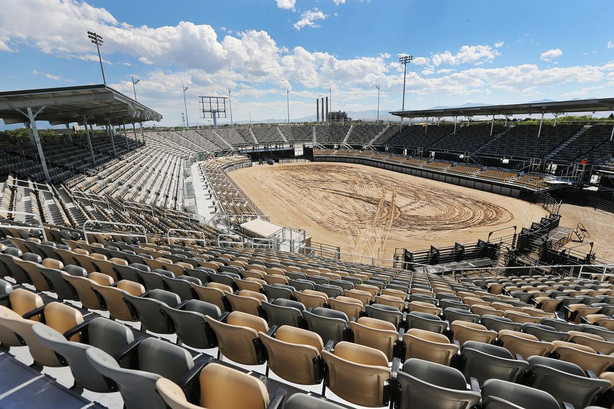 The new rodeo arena at the Utah State Fairpark in Salt Lake City is pictured in 2017. President M. Russell Ballard, acting president of the Quorum of the Twelve Apostles of The Church of Jesus Christ of Latter-day Saints, was honored by the Utah governor in part for his efforts to keep the Pioneer Day rodeo going.