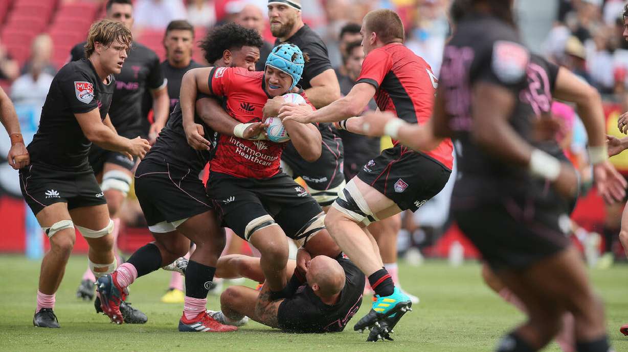 Utah Warriors take on the LA Giltinis in Major League Rugby's Western Conference final, Sunday, July 25, 2021 at Los Angeles Memorial Coliseum.