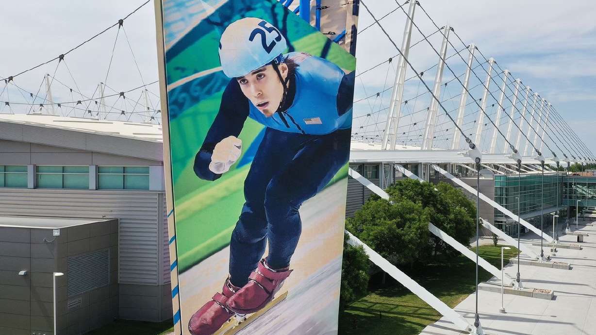 The Utah Olympic Oval in Kearns is pictured on Thursday, June 17. Utahns may know soon whether Salt Lake City will be bidding for the 2030 or 2034 Winter Olympic Games.