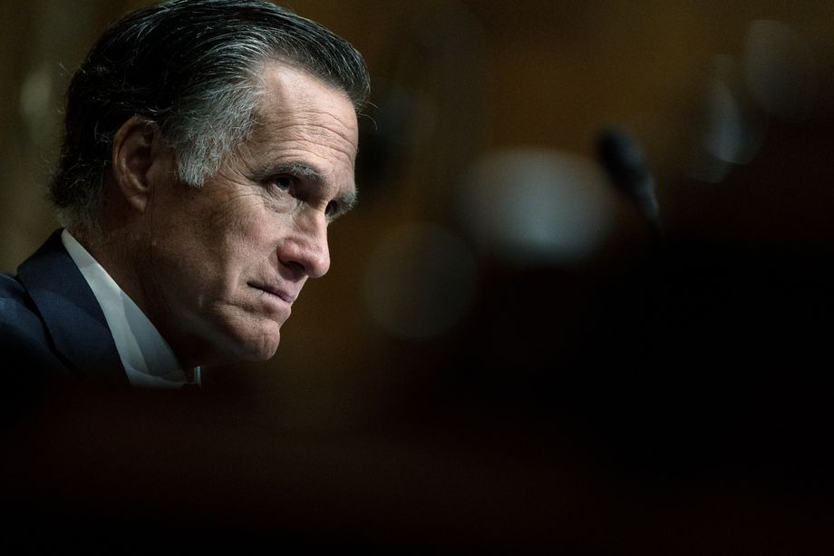 Sen. Mitt Romney, R-Utah, listens during a Senate Health, Education, Labor and Pensions Committee hearing, Tuesday, July 20, 2021, on Capitol Hill in Washington.