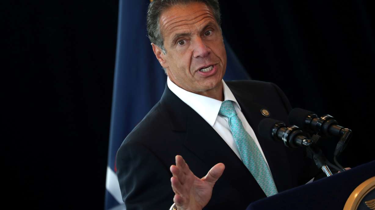 New York Gov. Andrew Cuomo speaks in New York City on June 15. On Tuesday, an investigation found he sexually harassed multiple women and violated federal and state laws, according to the New York Attorney General.