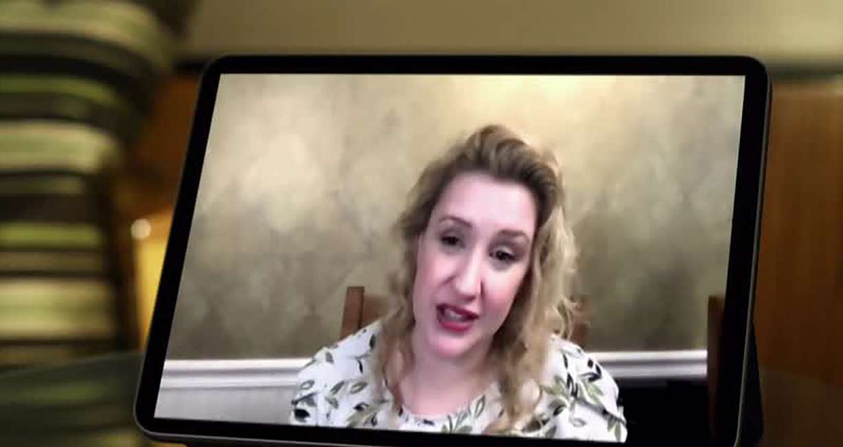 Kristen Brooks talks to KSL-TV. Her youngest children racked up nearly $10,000 in unauthorized charges playing apps on the iPad.