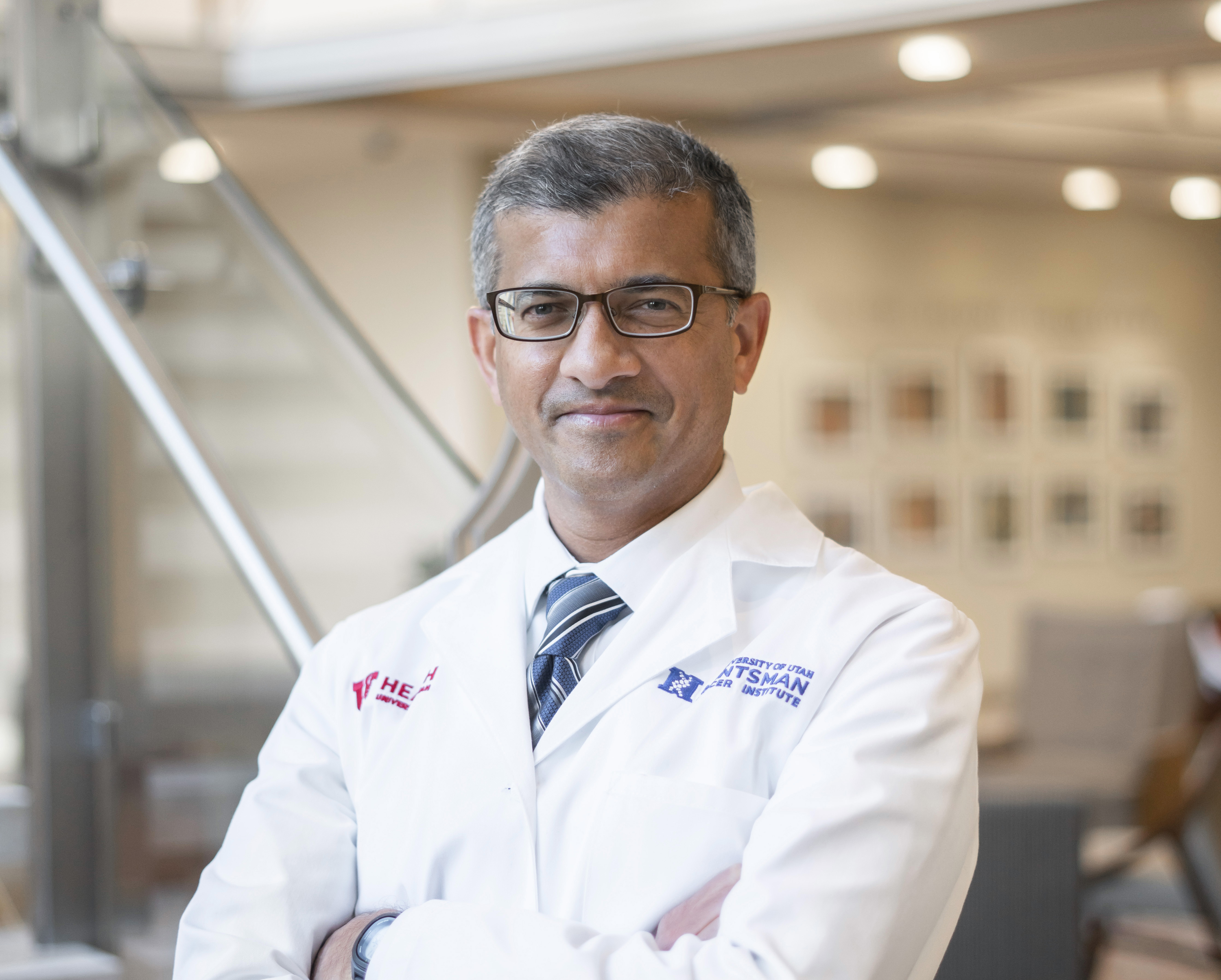 Dr. Sachin Apte, MD, MS, MBA, chief clinical officer and physician-in-chief at Huntsman Cancer Institute and professor of obstetrics and gynecology at the U of U.