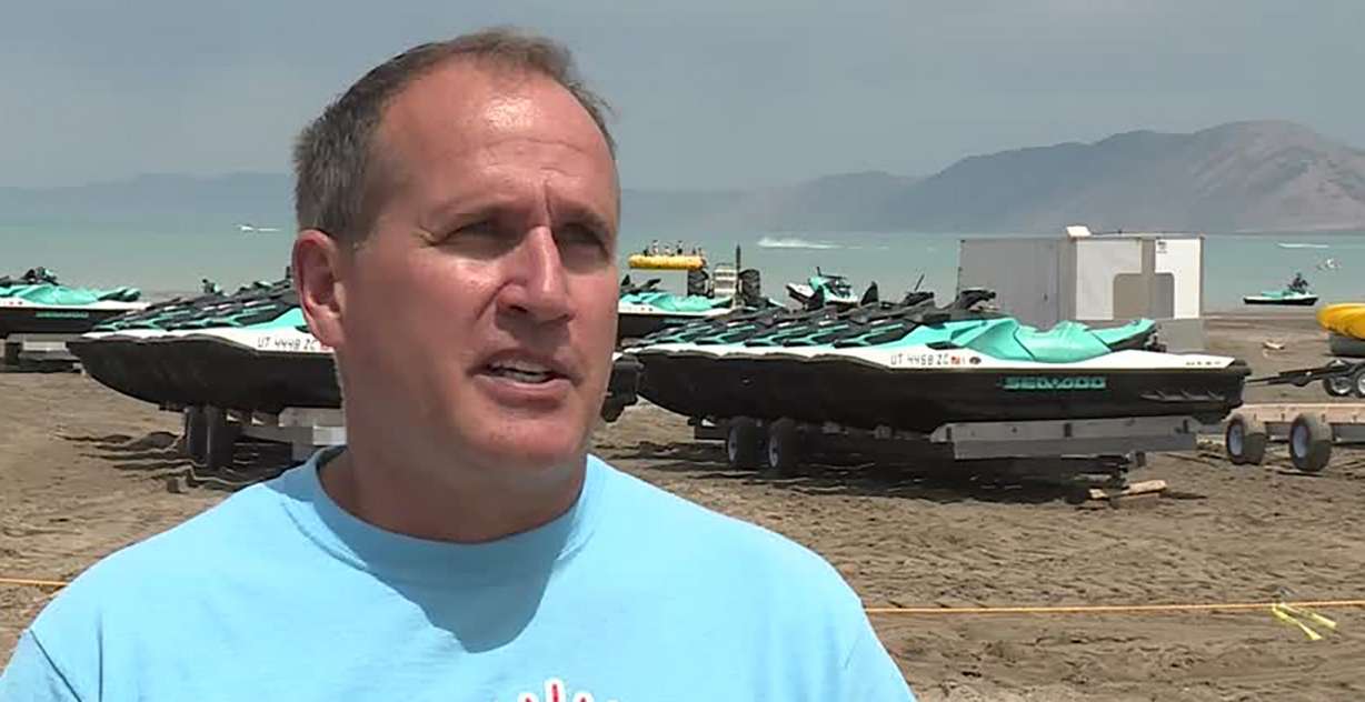 Brian Hirschi, owner of Bear Lake Fun, says business at Bear Lake is up 50% this year.