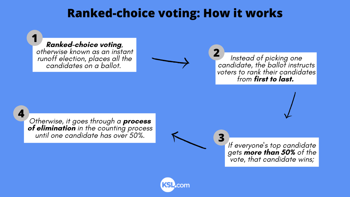 Ranked-choice voting is explained.