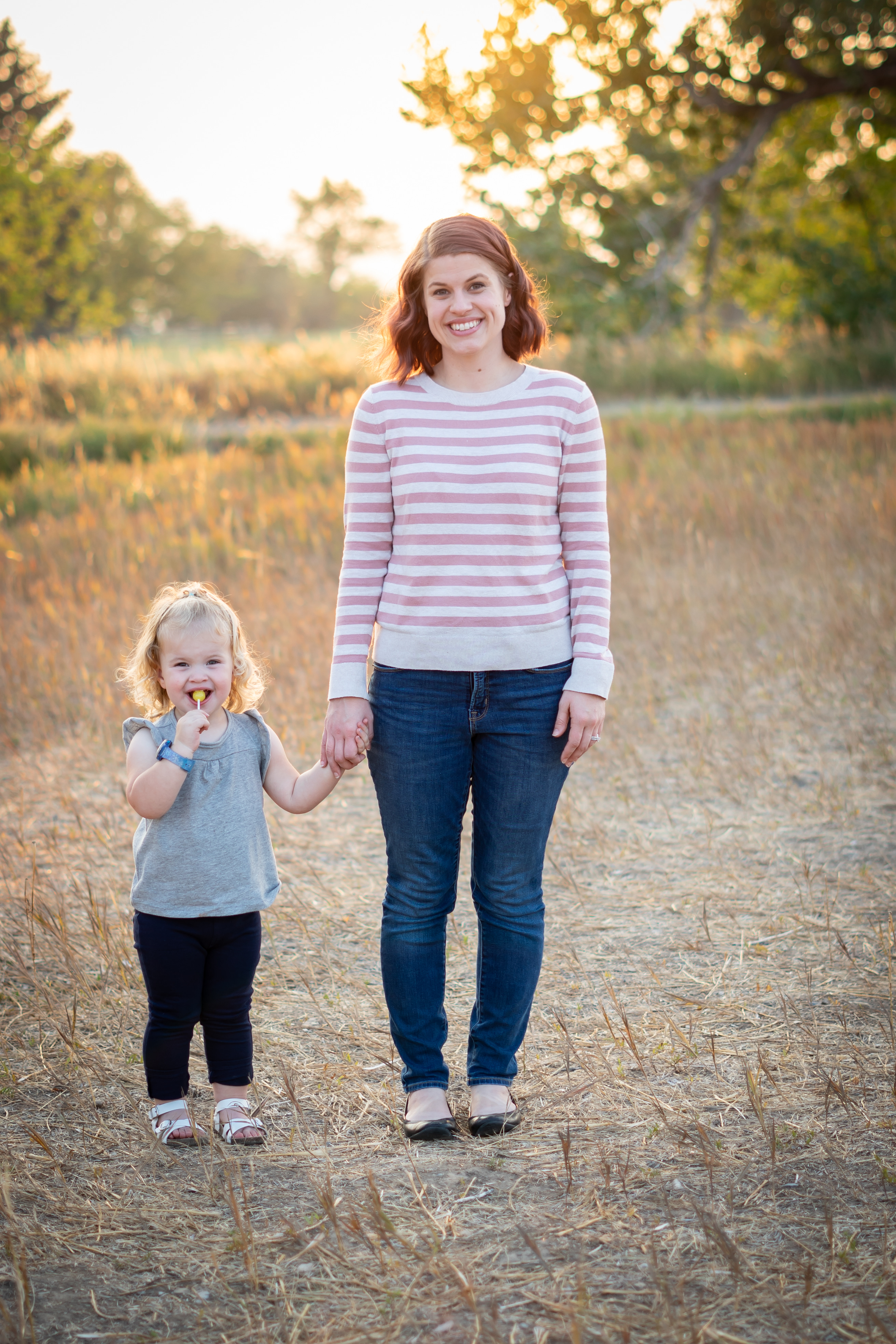 Kara Wight Burton poses with her three-year-old daughter, Eleanor Burton. Wight Burton is one of many local women who have joined Meghan Markle's 40x40 campaign to help women back into the workforce.