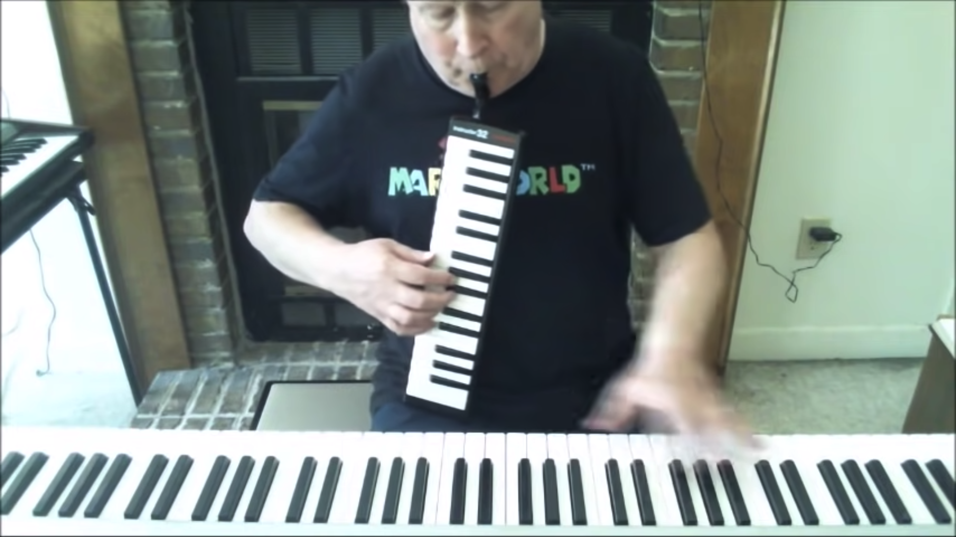 Have You Seen This? Dude plays Mario theme on two instruments at once