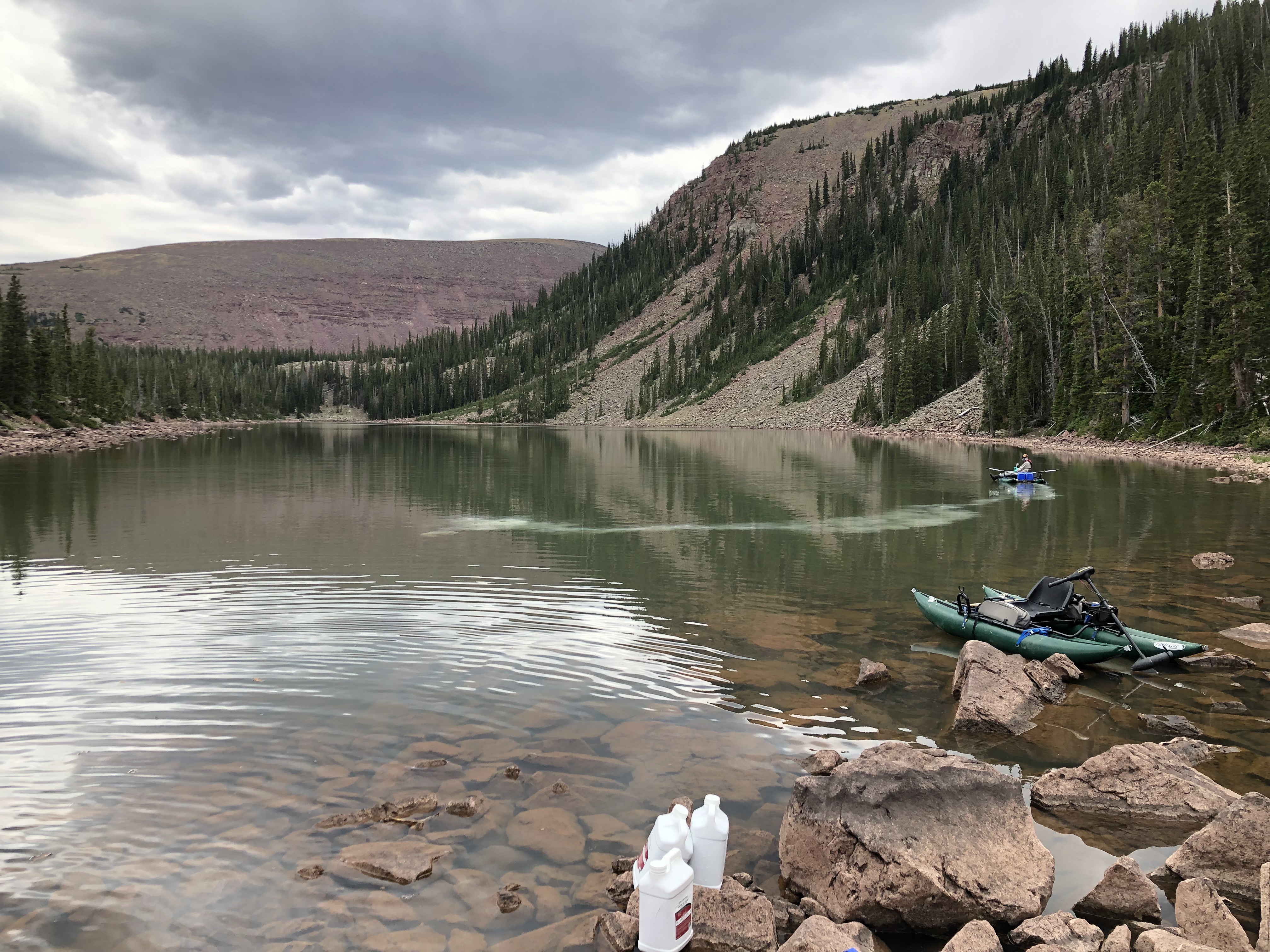 An undated photo of the north slope of the High Uintas. State wildlife biologists say they will begin treatment at a few bodies of water in the area later this month to help the native Colorado River cutthroat trout thrive.