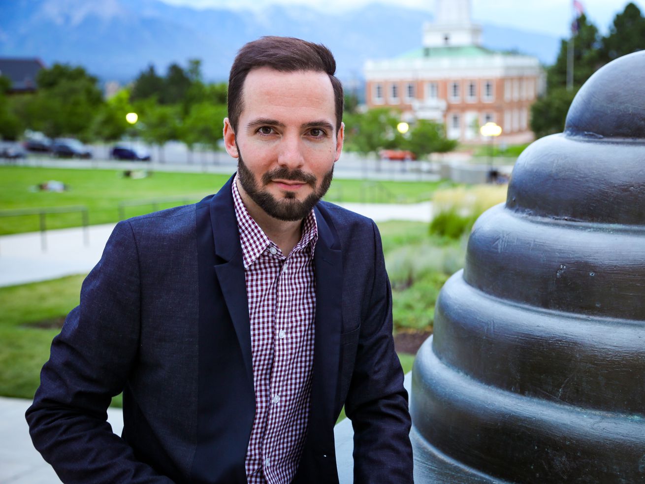 Republican Jake Hunsaker is challenging Rep. Burgess Owens in Utah’s 4th Congressional District.