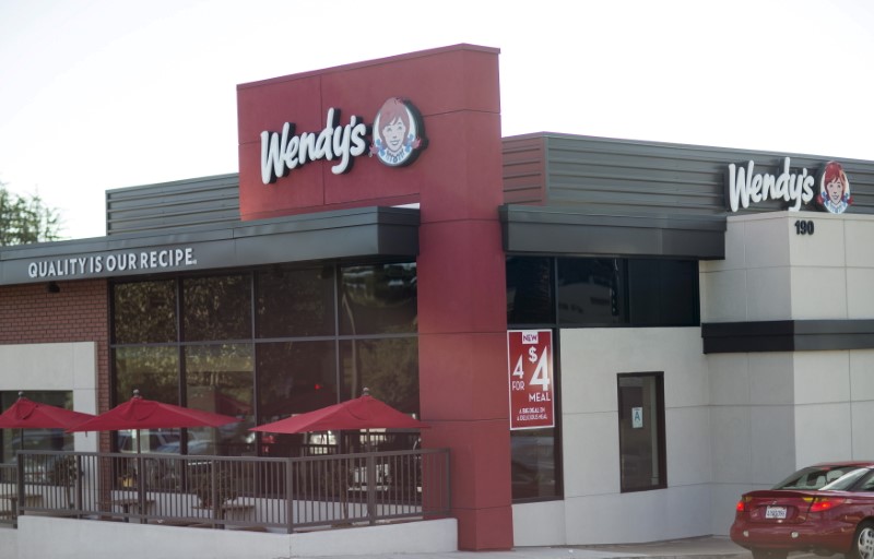 FILE PHOTO: A Wendy's Co restaurant is pictured in Monrovia, California November 4, 2015.