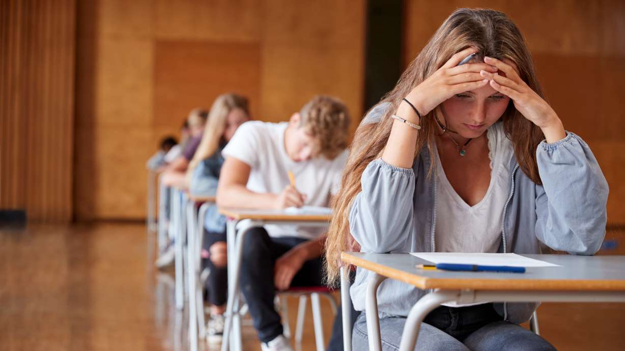 With school almost back in session for K-12 students across Utah, mental health professionals urged parents Wednesday to talk to their kids and watch for signs of stress.