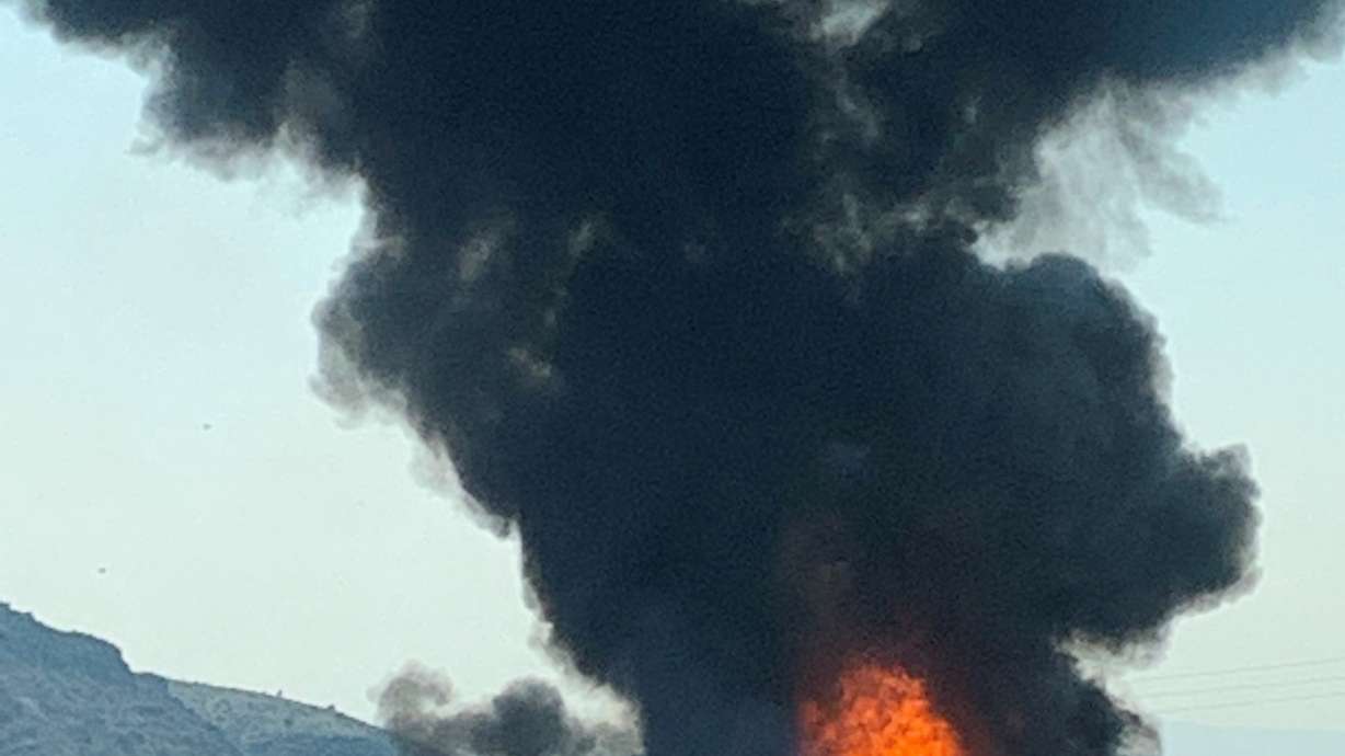 A crash north of Leeds in Washington County forced the closure of I-15 in both directions Wednesday afternoon.