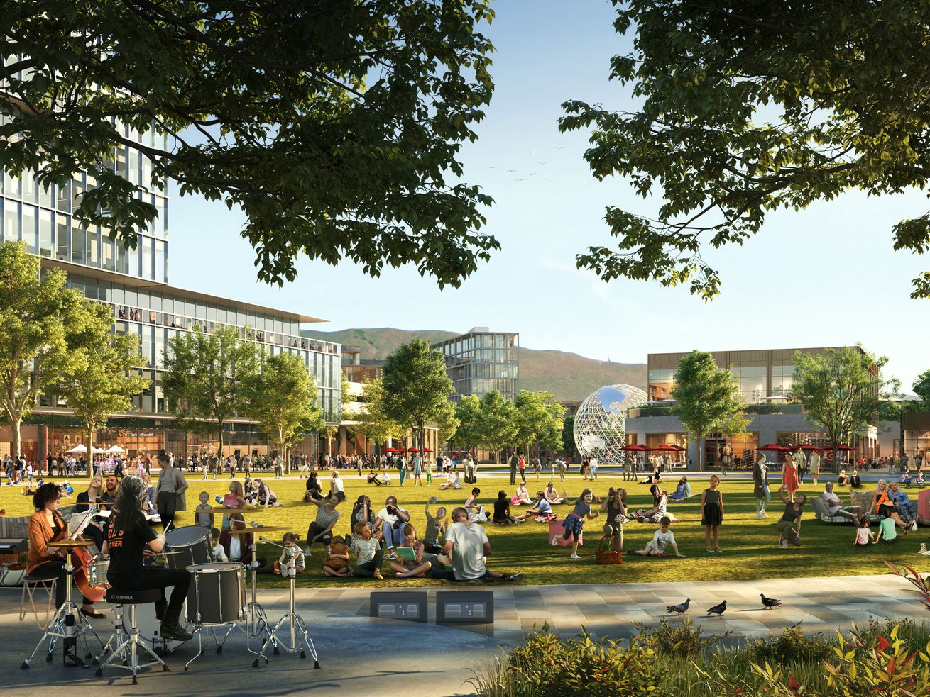 The Point of the Mountain State Land Authority has released new renderings of what the southern Salt Lake County
development might look like, including this rendering of what is being called Central Park.