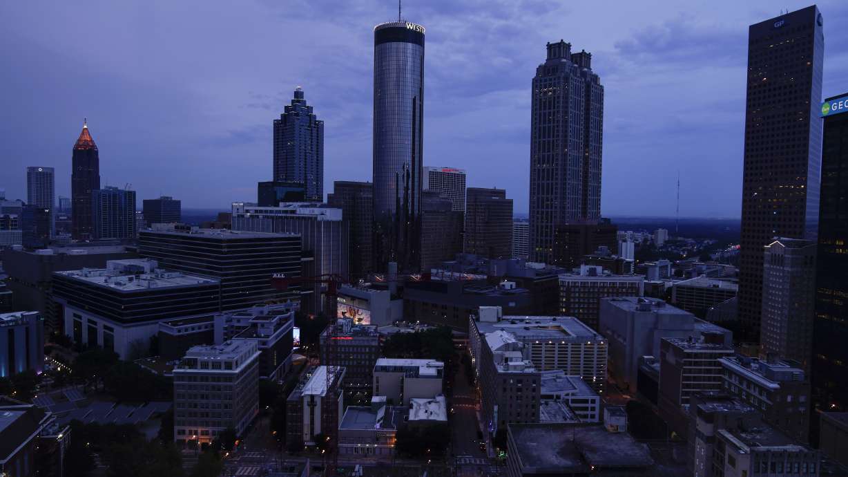 Clouds roll into downtown Atlanta on Wednesday Atlanta. The Census Bureau has issued its most detailed portrait yet of how the U.S. has changed over the past decade.