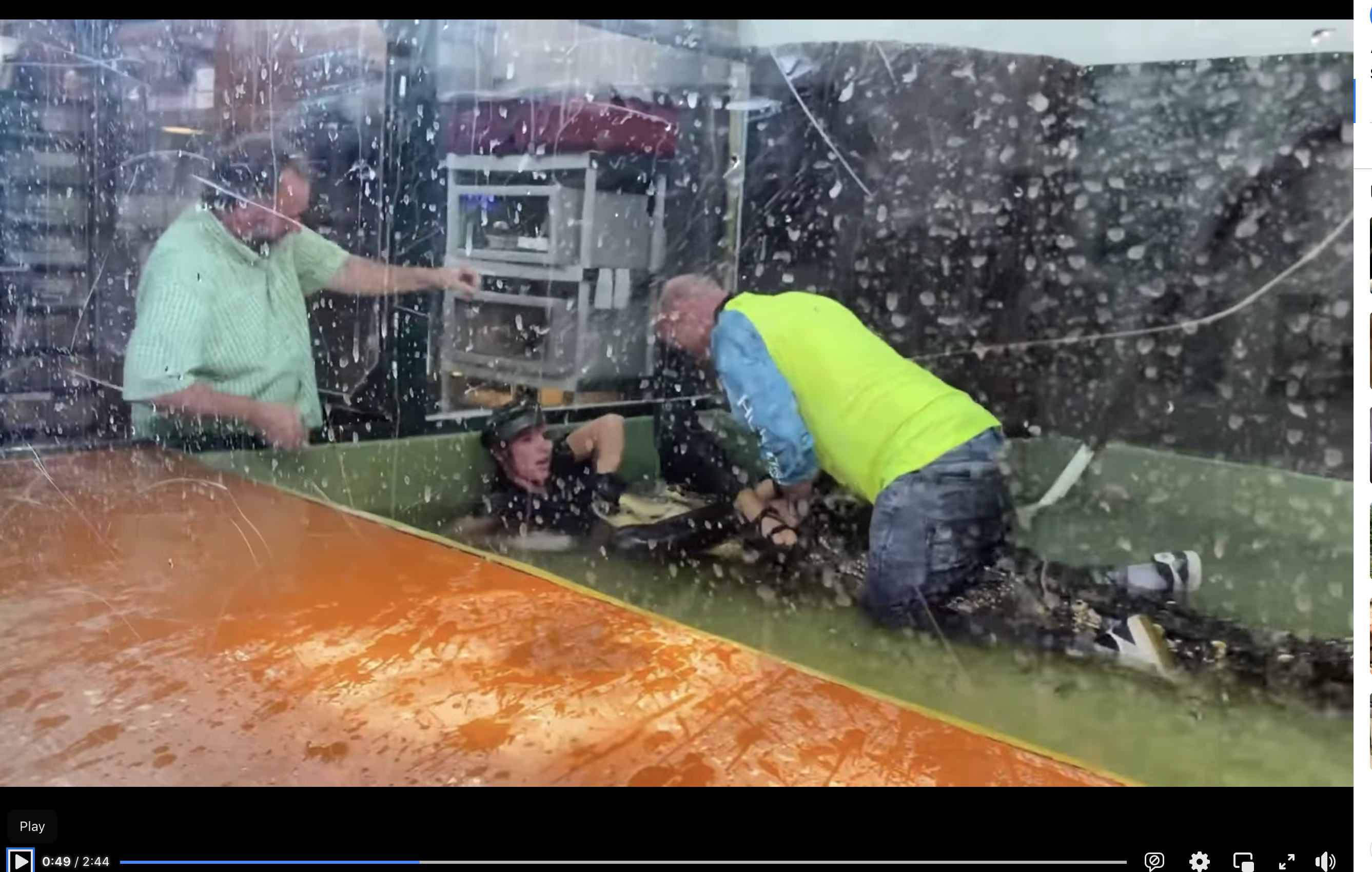 A trainer was attacked by an alligator and rescued by a bystander who jumped on top of the alligator at a West Valley City business on Saturday.