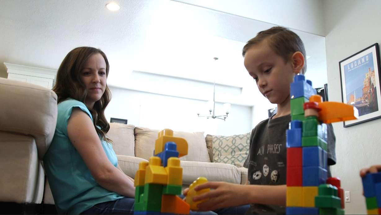 Ashley Nguyen has chosen not to send her second grader, Ezra Nguyen, to second grade in person this year for fear he might bring the coronavirus home to her since other kids his age are unvaccinated and are not required to wear masks.