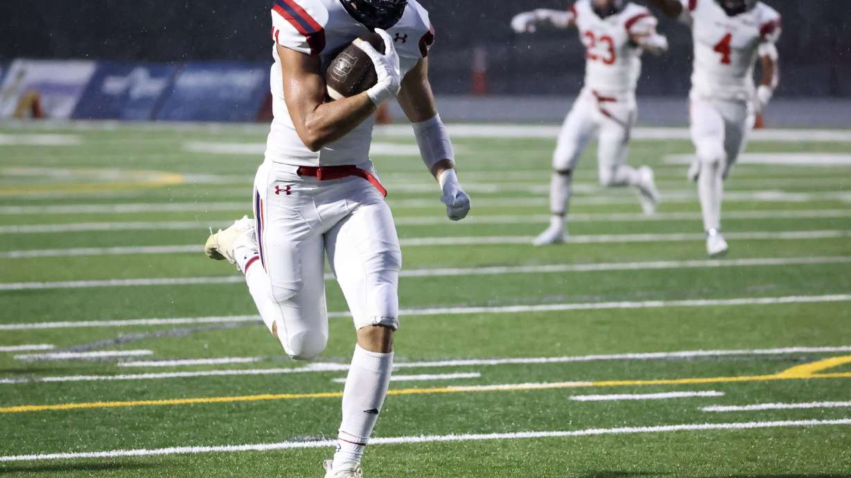 Springville and Skyline compete in a high school football game at Skyline High in Salt Lake City on Thursday, Aug. 19, 2021.