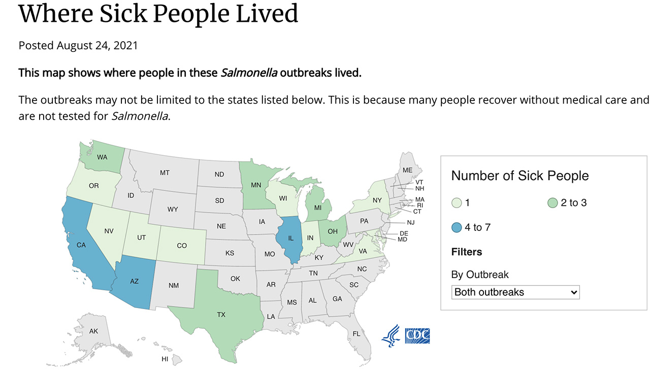 Utah included in multistate salmonella outbreak involving Italian deli meats
