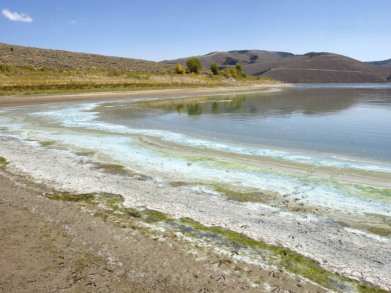 Scofield Reservoir is pictured in 2016. A malfunction on the Scofield well has been addressed and it is back up and
pumping as this small Carbon County town works to fix its drinking water problem.