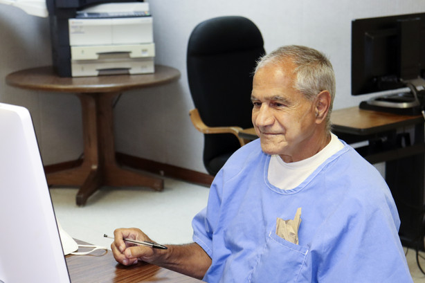 Sirhan Sirhan arrives for a parole hearing Friday in San Diego.