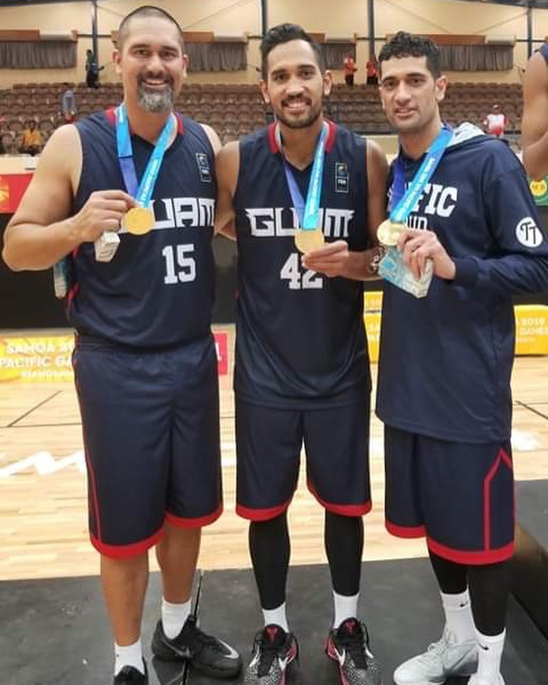 Mekeli, Tai, and Russell after winning gold