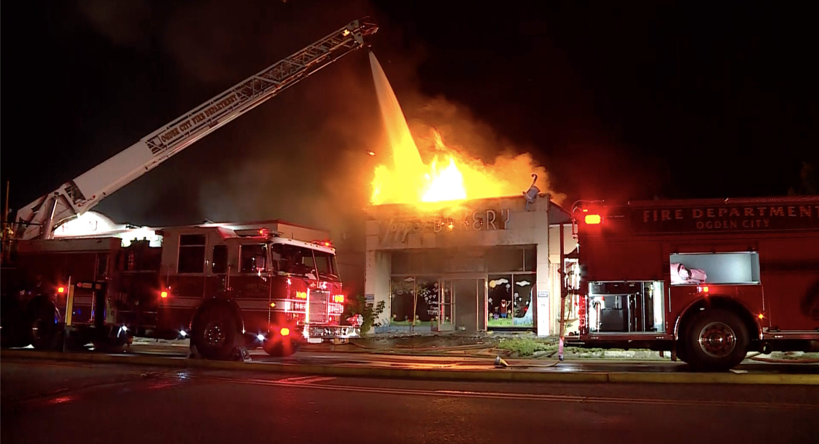 Ogdens Topper Bakery destroyed in overnight fire