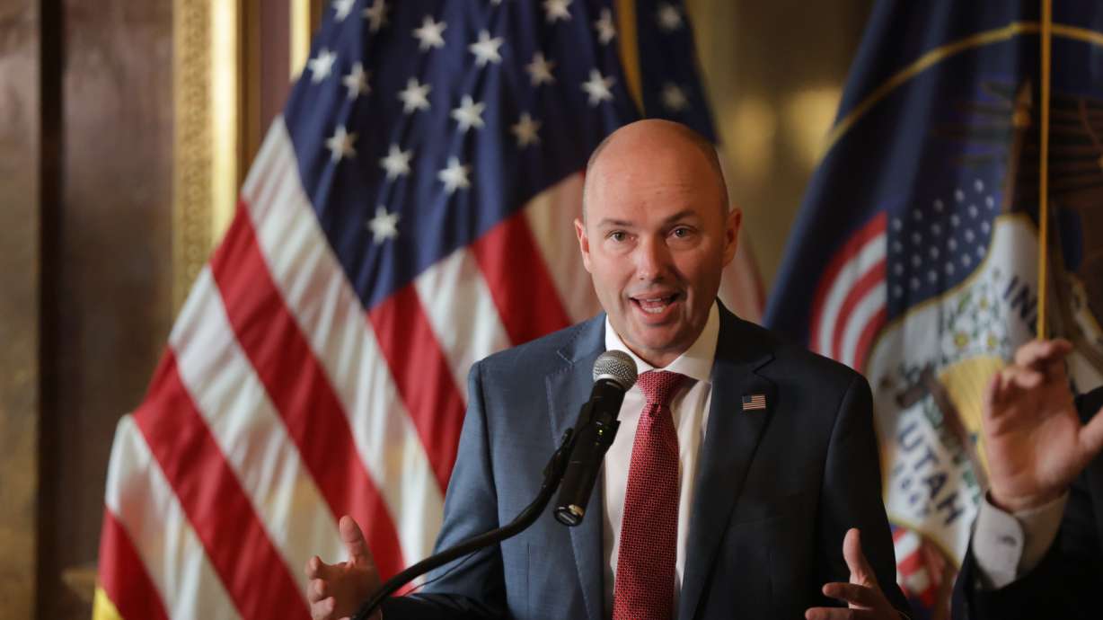 Utah Gov. Spencer Cox warned Tuesday that the state is at its "breaking point" in hospitalizations, due to COVID-19 cases continuing to rise.