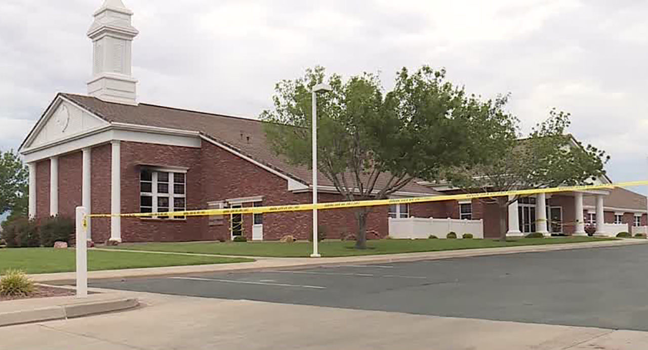 A meetinghouse of The Church of Jesus Christ of Latter-day Saints in St. George is one of three damaged by fire Tuesday. A man charged with starting those fires claimed he was a type of deity, according to police. Investigators have asked that he be held without bail out of mental health concerns.