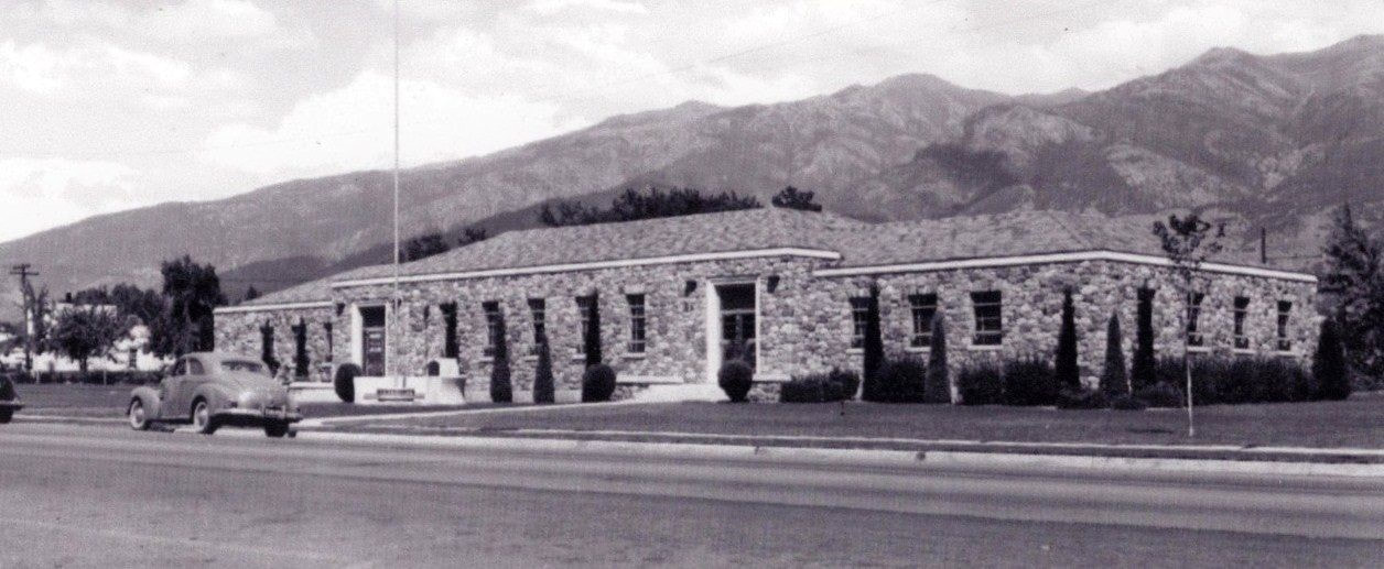 The exterior of the Old Kaysville City Hall and Library after it was completed in 1944. The building was added to the National Register of Historic Places in 2019.