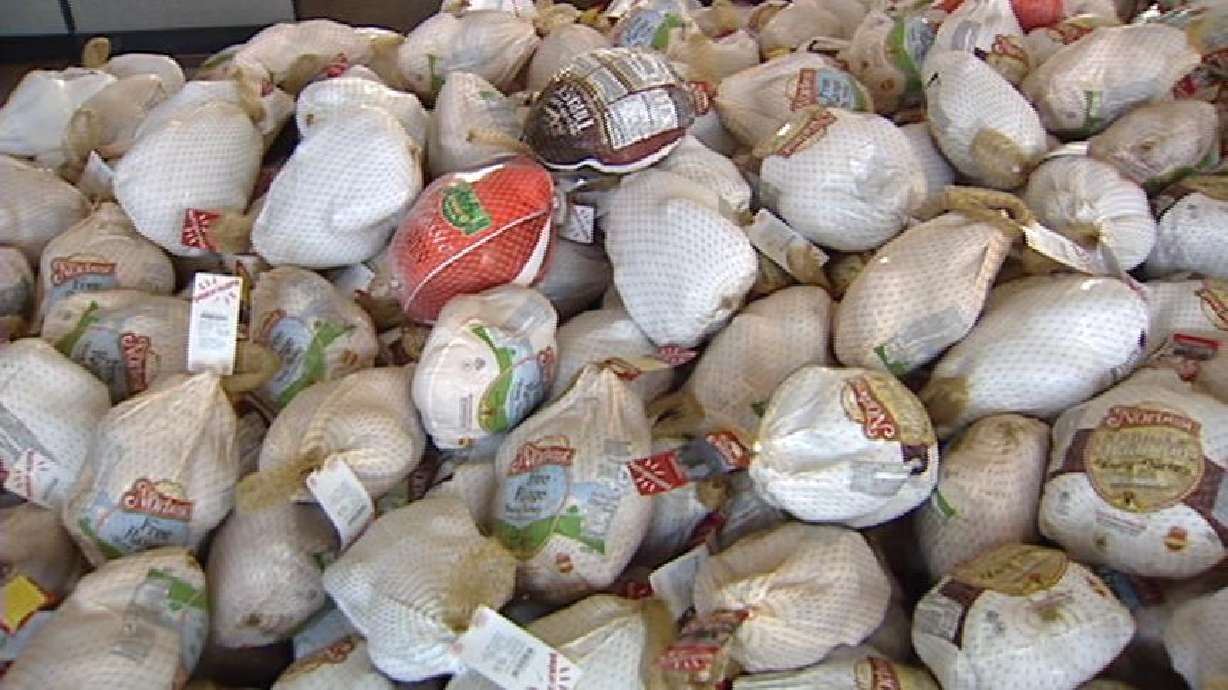 Harmons Distributes Donated Turkeys