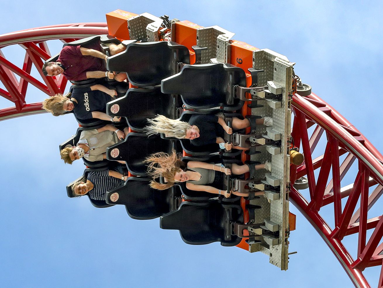 Guests scream with excitement as they ride the Cannibal at Lagoon in Farmington on Monday, June 15, 2020. They are
incredibly rare. But when an accident at an amusement park does happen, the stories are horrifying.