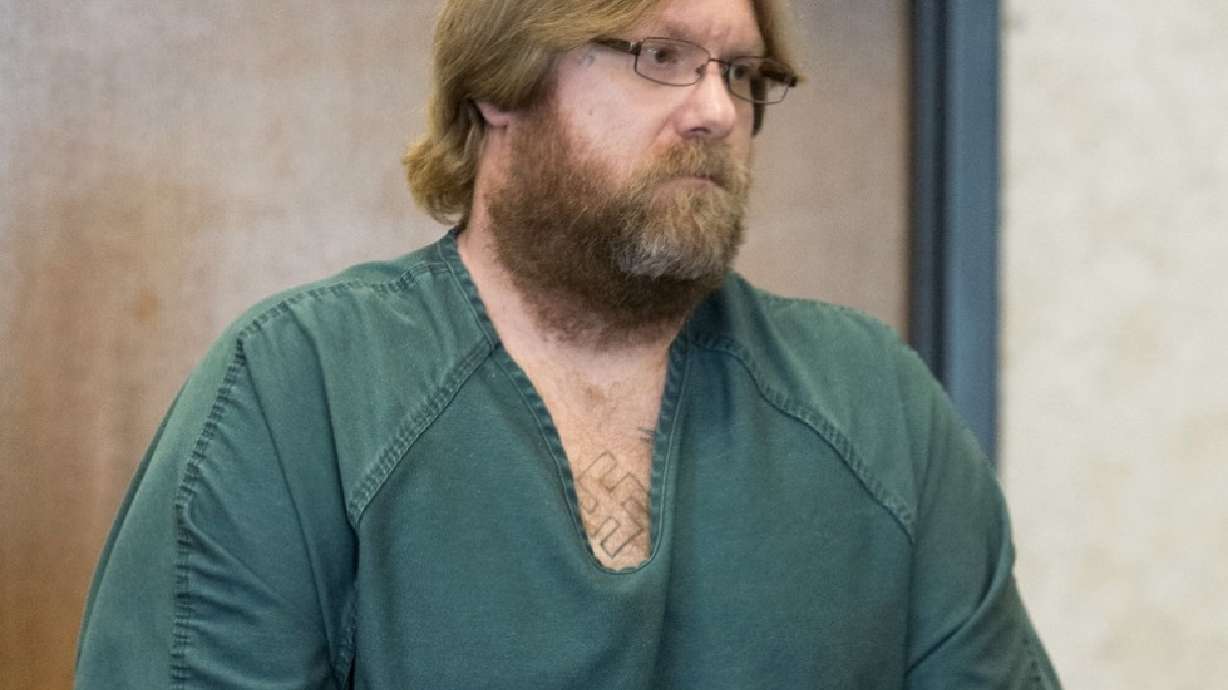 Jerrod Baum appears for a hearing in Provo on April 26, 2018. Since he was charged with brutally killing two people, prosecutors have said they intended to seek the death penalty if he was convicted. On Wednesday, Utah County Attorney David Leavitt said he will no longer seek the death penalty in Baum's case or any other.