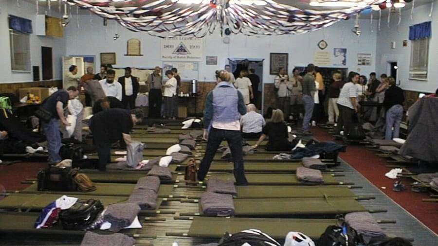 This shelter was provided for those whose planes were diverted on Sept. 11, 2001.