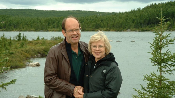 The Marsons are pictured in Newfoundland on a return trip in 2002.