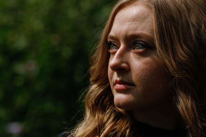Whitney Jones poses for a portrait at her home in
Draper on Monday, Aug. 30, 2021.
