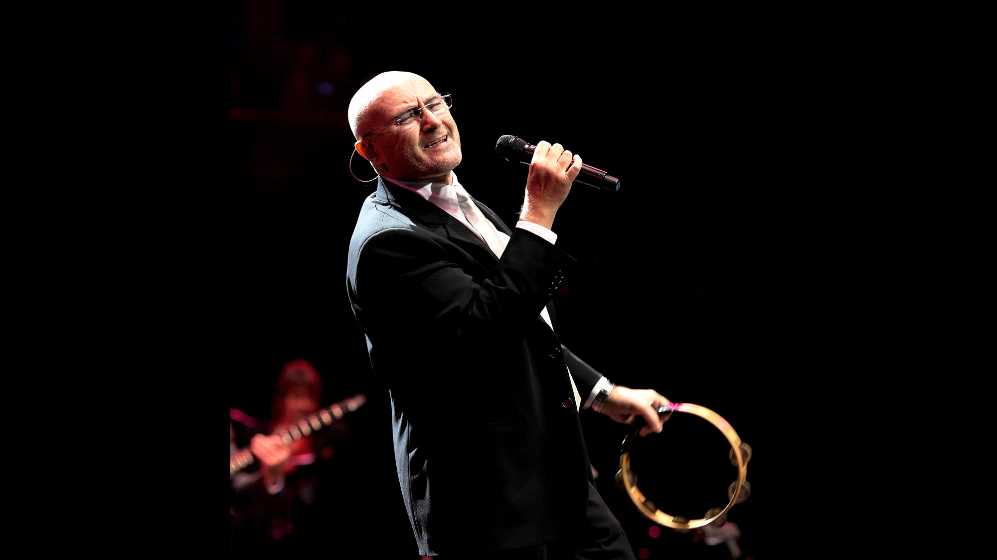 Phil Collins says he is no longer able to play the drums due to health issues.
