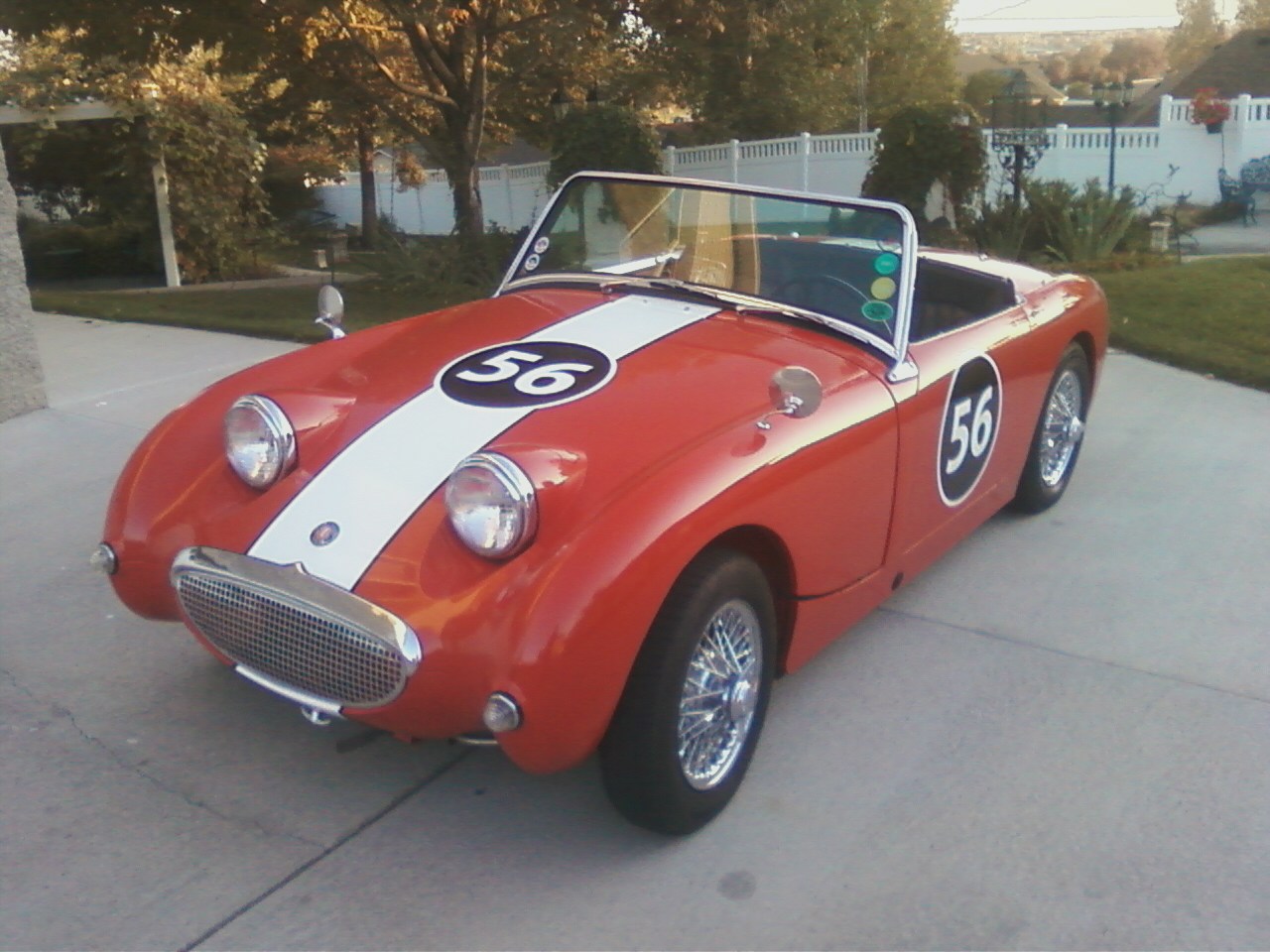 The Bugeye that restarted it all: Jay Sisson’s 1961 Austin-Healey Sprite that he owned for 20 years.