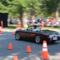 Lehi man's classic British convertible speeds past competition over and over again