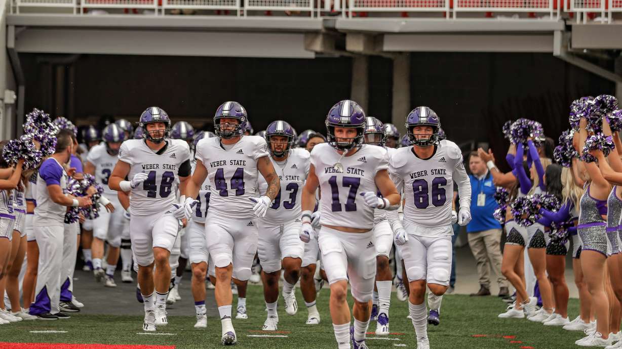 Weber State opens up its season on the road at Rice-Eccles Stadium against No. 24 Utah on Sept. 2, 2021.