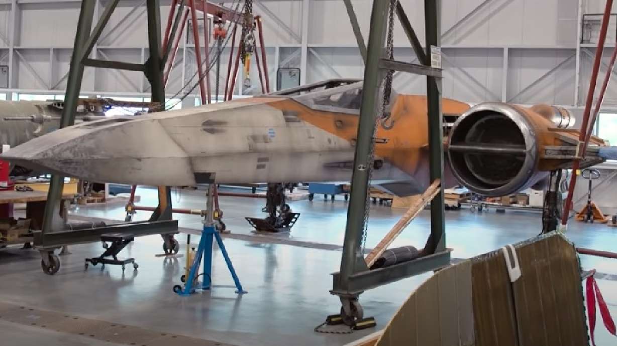The National Air and Space Museum is filled with amazing historical flying machines: The Spirit of St. Louis, the Lockheed SR-71 and an X-Wing fighter.