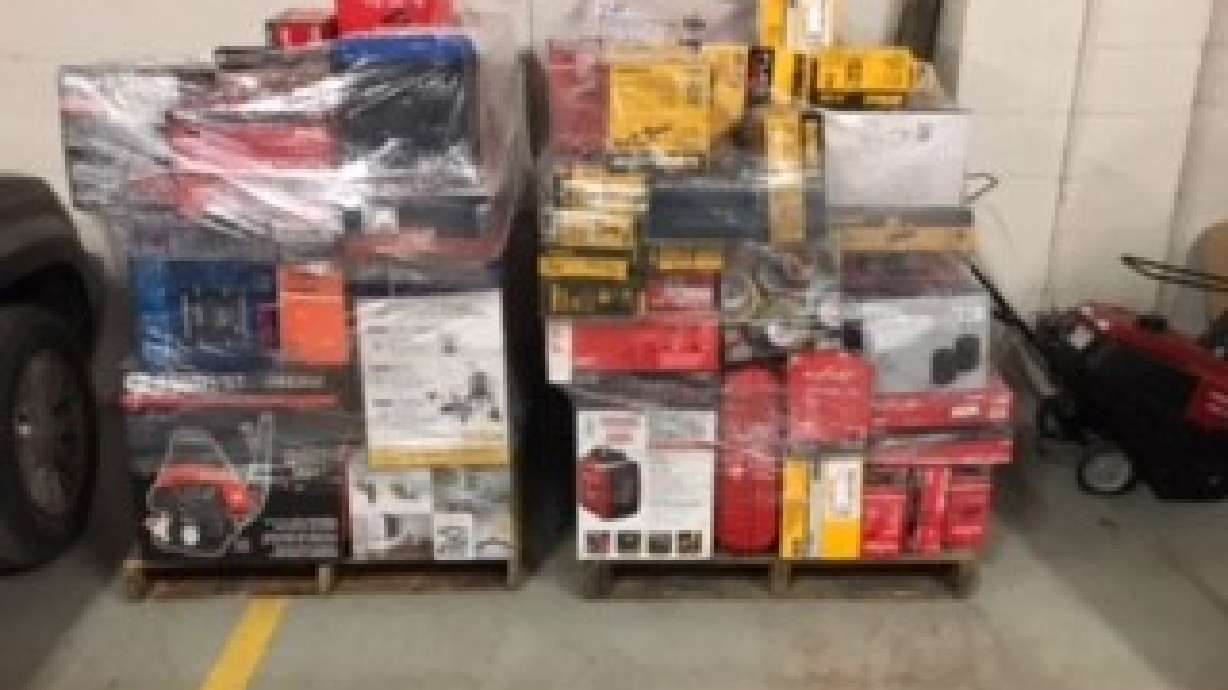 A man was arrested after allegedly reselling stolen goods online. Officers found over $80,000 of stolen merchandise.