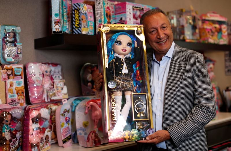 Isaac Larian, CEO of MGA Entertainment, poses for a portrait at the Company's headquarters in Chatsworth, California, Sept. 17, 2021.