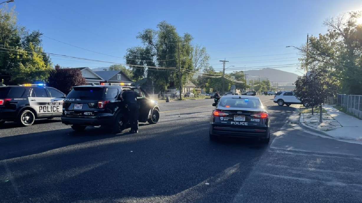 Two school-age children were critically injured when they were hit by an SUV Monday morning, police said.