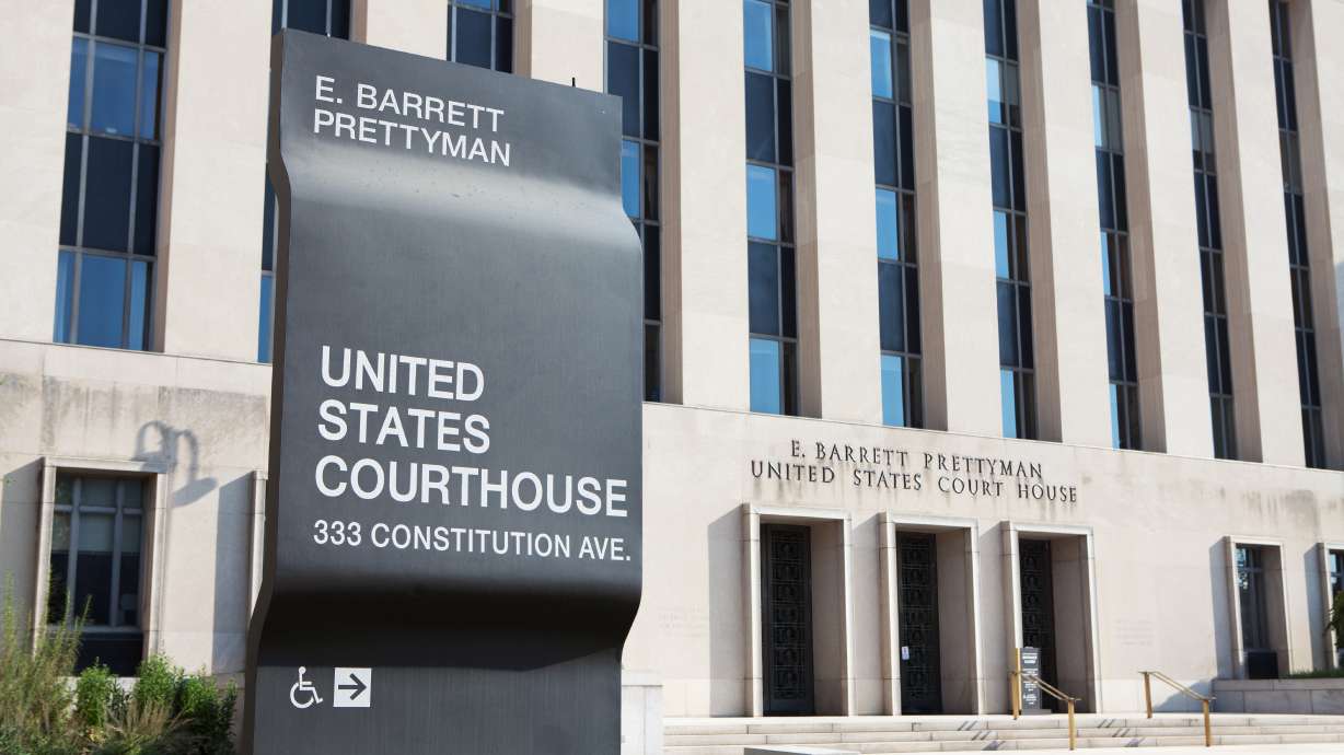The E. Barrett Prettyman Federal Courthouse in Washington, D.C., on Sept. 10, 2016. A federal judge there last week tossed out 12 of 16 claims in a water rights lawsuit against the U.S. and Utah.